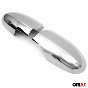 Hyundai Accent Mirror Cover - Omac - 2 Pcs - Chrome ABS Gloss Silver - '06-'11